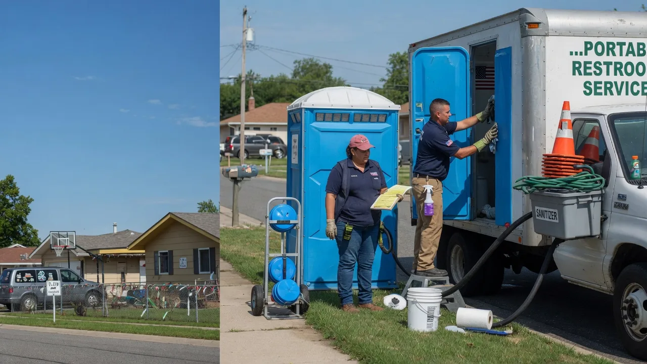 Portable Toilet Rental in Sylvia, KS near me